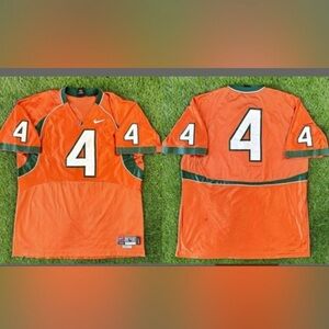 READ. Miami Hurricanes x Nike x Devin Hester #4 tribute orange jersey med